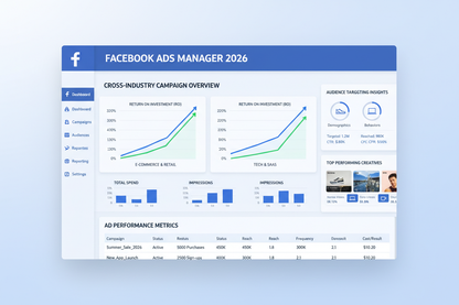 Facebook Ads Dashboard - Campaign Results