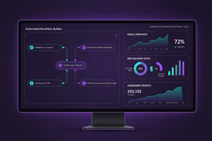 Email and SMS Automation Dashboard