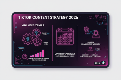 TikTok Content Strategy Infographic